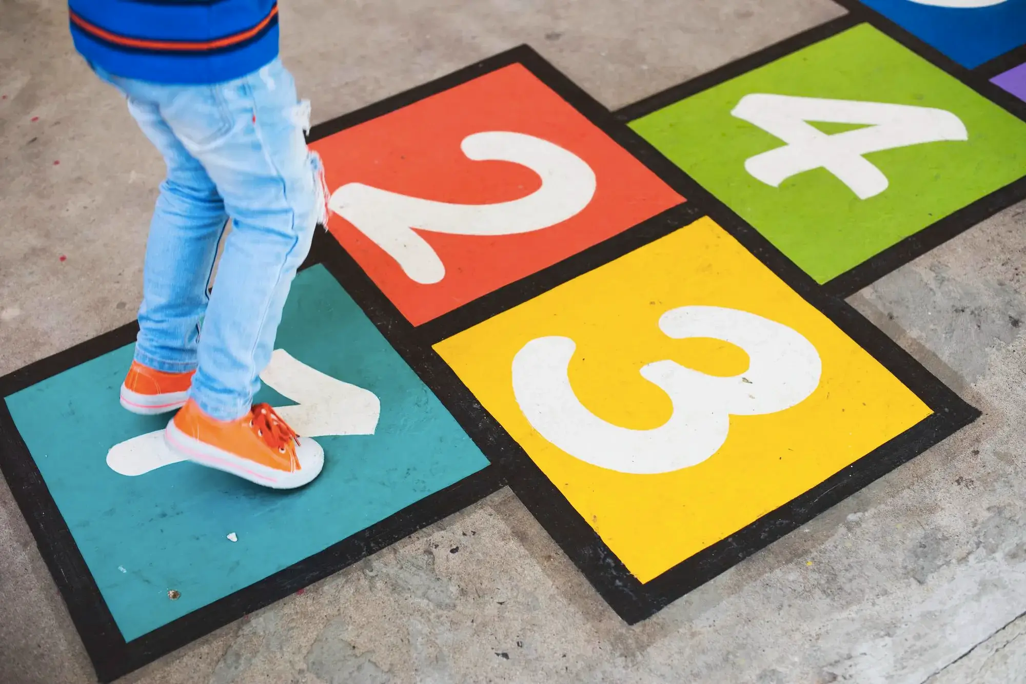 Brincar de Amarelinha